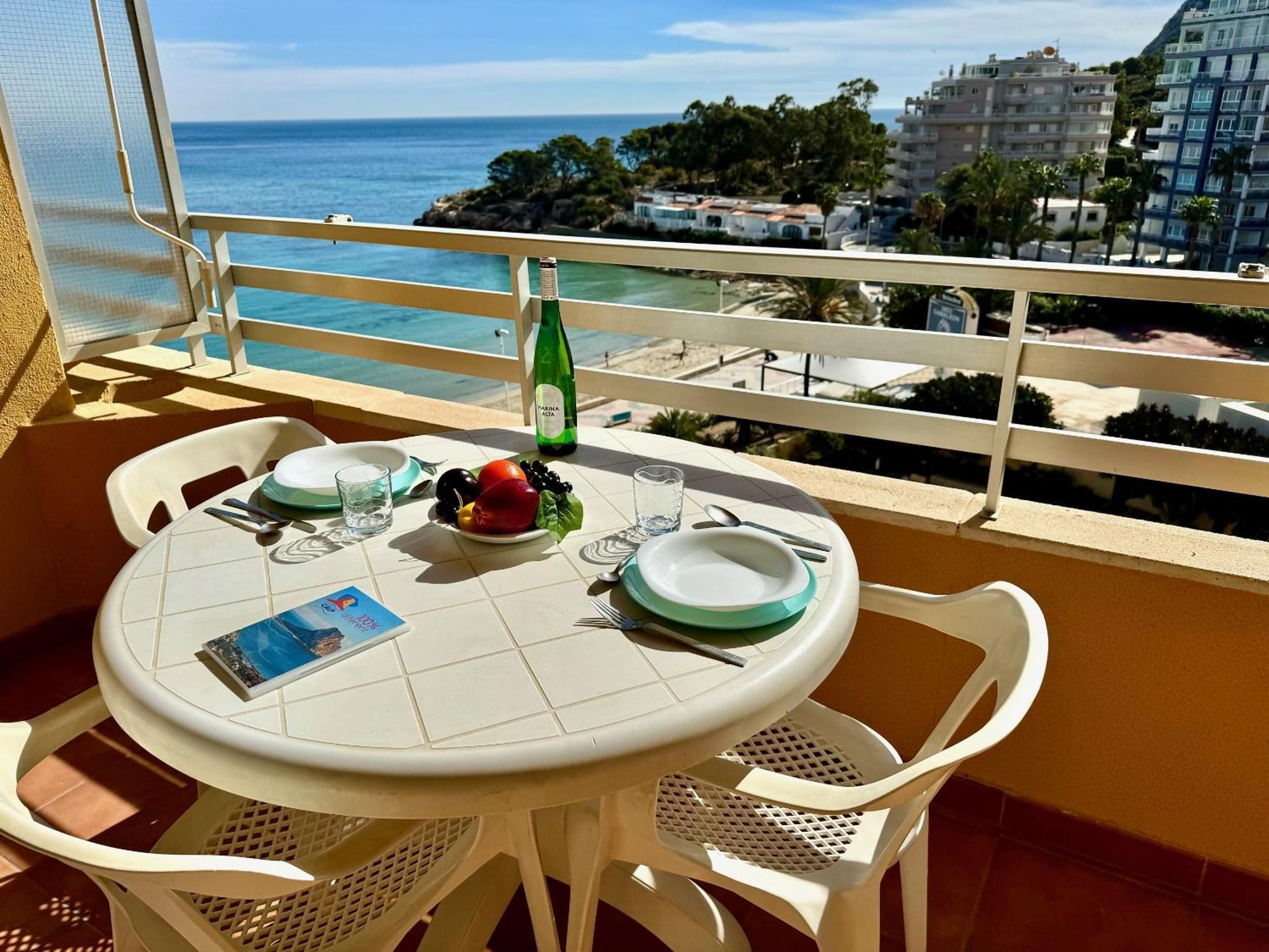 27C Vora 1 Dormitorio Con Vistas Al Mar Y Wifi Calpe Kültér fotó